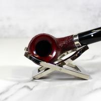 Alfred Dunhill - The White Spot Ruby Bark 2113 Group 2 Bent Apple Pipe (DUN679)