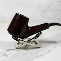 Alfred Dunhill  - The White Spot Chestnut 5233 Group 5 Bent Brandy Fishtail Pipe (DUN689)