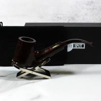 Alfred Dunhill  - The White Spot Chestnut 5233 Group 5 Bent Brandy Fishtail Pipe (DUN689)