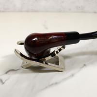 Alfred Dunhill - The White Spot Amber Root 4114 Group 4 Bent Dublin Pipe (DUN701)