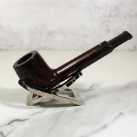 Alfred Dunhill - The White Spot Shell Briar 3108 Group 3 Bent  Rhodesian Pipe (DUN712)