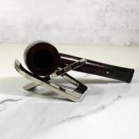 Alfred Dunhill - The White Spot Shell Briar 3108 Group 3 Bent  Rhodesian Pipe (DUN712)