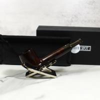 Alfred Dunhill - The White Spot Shell Briar 3108 Group 3 Bent  Rhodesian Pipe (DUN712)