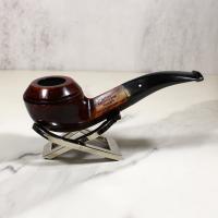 Alfred Dunhill - The White Spot Amber Root 4108 Group 4 Bent Rhodesian Fishtail Pipe (DUN729)