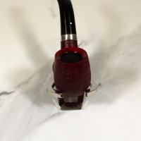 Alfred Dunhill - The White Spot Ruby Bark 4102 Group 4 Bent Pipe (DUN741)