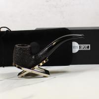 Alfred Dunhill - The White Spot Shell Briar 4102 Group 4 Bent Fishtail Pipe (DUN743)