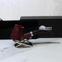 Alfred Dunhill - The White Spot Ruby Bark 5133 Group 5 Bent Brandy Pipe (DUN769)