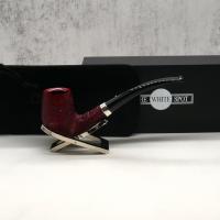 Alfred Dunhill - The White Spot Ruby Bark 5102 Group 5 Bent Pipe (DUN809)