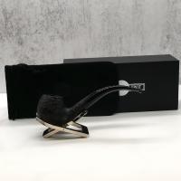 Alfred Dunhill - The White Spot Shell Briar 4113 Group 4 Bent Apple Pipe (DUN817)