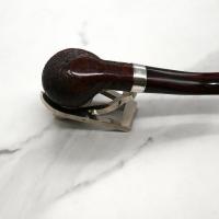 Alfred Dunhill - The White Spot Tutankhamun Cumberland 5128 Fishtail Pipe 25/25 (DUN820)