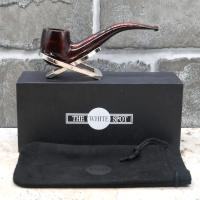 Alfred Dunhill - The White Spot Chestnut 3102 Group 3 Bent Pipe (DUN829)