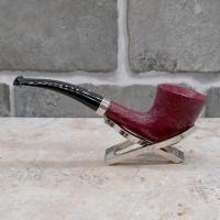 Alfred Dunhill - The White Spot Ruby Bark 4135 Group 4 Horn Pipe (DUN861)