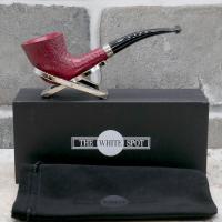 Alfred Dunhill - The White Spot Ruby Bark 4135 Group 4 Horn Pipe (DUN861)