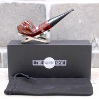 Alfred Dunhill - The White Spot Straight Grain Amber Flame One Flame Straight Pipe (DUN872)