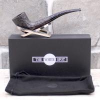 Alfred Dunhill - The White Spot Shell Briar 3421 Group 3 Bent Fishtail Pipe (DUN878)