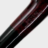 Alfred Dunhill - The White Spot Bruyere 4102 Group 4 Bent Fishtail Pipe (DUN961)
