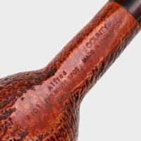 Alfred Dunhill - The White Spot County 4101 Group 4 Apple Fishtail Pipe (DUN966)