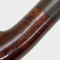 SLIGHT SECONDS Alfred Dunhill - The White Spot Bruyere 3214 Group 3 Bent Dublin Pipe (DUN980)