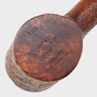 SLIGHT SECONDS Alfred Dunhill - The White Spot County 5122 Group 5 Poker Fishtail Pipe (DUN981)