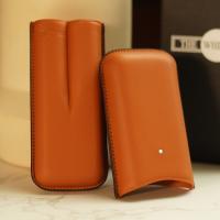 Dunhill Sidecar Cigar Case Robusto - Terracotta - Fits 2 Cigars