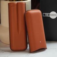 Dunhill Sidecar Cigar Case Corona Extra - Terracotta - Fits 2 Cigars