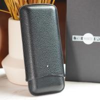 Dunhill White Spot Cigar Case Churchill - Black - Fits 3 Cigars