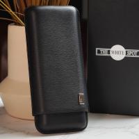 Dunhill White Spot 3 Finger Churchill Cigar Case - Fits 3 Cigars