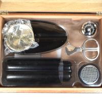 Prestige Davenport Humidor & Starter Set - Ebony - 50 Cigar Capacity