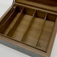 Davidoff Primos Humidor - Smoked Oak - 35 Cigar Capacity