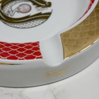 Davidoff Year of the Dragon Ashtray - Red & Gold