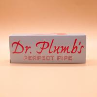 Dr Plumb City Matt Metal Filter Fishtail Briar Pipe (DP523)