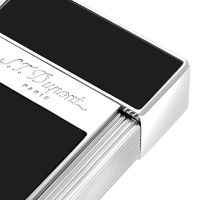 ST Dupont Lighter - Biggy - Chrome & Black