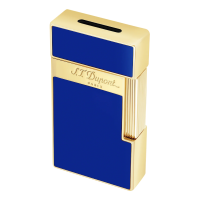 ST Dupont Lighter - Biggy - Gold & Blue