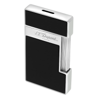 ST Dupont Lighter - Slimmy - Black & Chrome