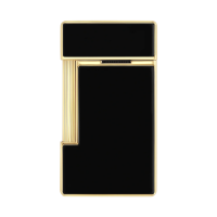 ST Dupont Lighter - Slimmy - Black & Gold