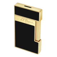 ST Dupont Lighter - Slimmy - Black & Gold