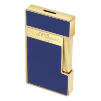 ST Dupont Lighter - Slimmy - Blue & Gold