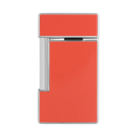 ST Dupont Lighter - Slimmy - Coral & Chrome