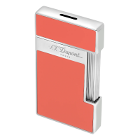 ST Dupont Lighter - Slimmy - Coral & Chrome