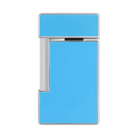 ST Dupont Lighter - Slimmy - Light Blue & Chrome