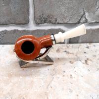 Erik Nording Royal Flush Joker White Stem Fishtail Pipe (EN134)
