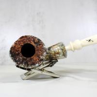 Erik Nording Freehand Harmony White Stem Bent Pipe (EN146)