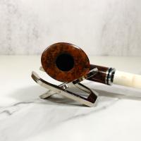 Erik Nording Royal Flush Queen White Stem Fishtail Pipe (EN195)