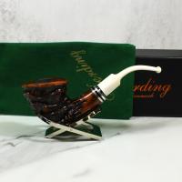 Erik Nording Royal Flush Queen White Stem Fishtail Pipe (EN195)