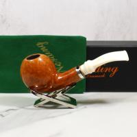 Erik Nording Royal Flush Joker White Stem Fishtail Pipe (EN198)