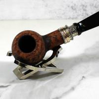Erik Nording Double Silver Brown #3 Fishtail Pipe (EN218)