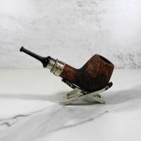 Erik Nording Double Silver Brown #3 Fishtail Pipe (EN218)
