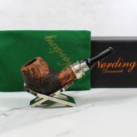Erik Nording Double Silver Brown #3 Fishtail Pipe (EN218)