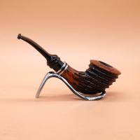 Erik Nording Royal Flush Queen Bent Fishtail Pipe (EN242)
