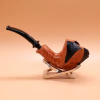Erik Nording Signature Smooth And Rustic Fishtail Pipe (EN248)